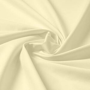 Goldea egyszínű pamutvászon – suzy krém színű, méterárú szél. 142 cm 142 cm