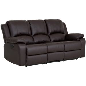Háromszemélyes relax fotelágy UV8 Sötét barna