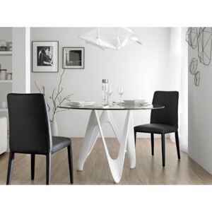 BUTTERFLY design kerek étkezőasztal - 110/120/130/140cm