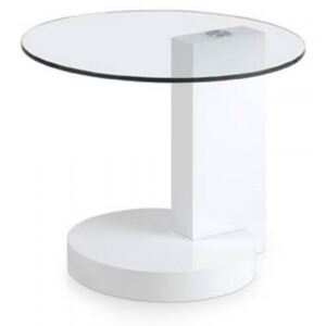 SIMONE design lerakóasztal - fehér