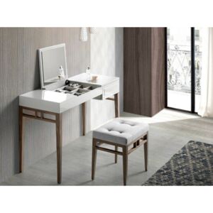 PANDORA design fésülködőasztal - szürke/dió