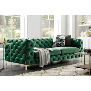 MAGNOLIA design kanapé - zöld bársony