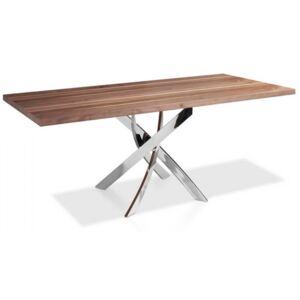 SIGMA SQUARE design étkezőasztal - dió- 140/150/160/180cm