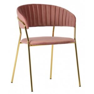 REBECCA design bársony szék - több színben