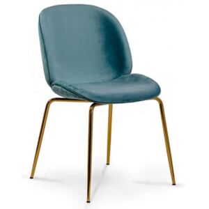 MAIA modern bársony szék - több színben