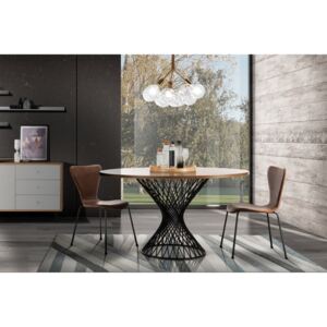 CLEW design kerek étkezőasztal - tölgy - 137cm
