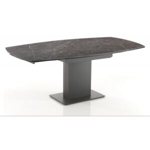 EPIC MARBLE DARK design bővíthető étkezőasztal - 120-180cm