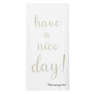 Nice Day 12 darabos papírszalvéta szett, 40 x 40 cm - Bloomingville