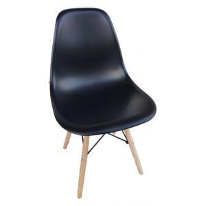 Skandináv stílusú fekete szék CLASSIC