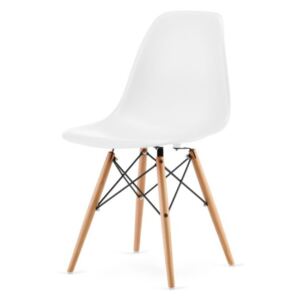 Skandináv stílusú fehér szék CLASSIC