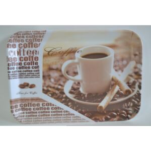 Ach Impex tálca műanyag kávés 34*23.5*2.5 cm