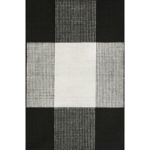Bologna szőnyeg fekete-fehér, 170x240cm