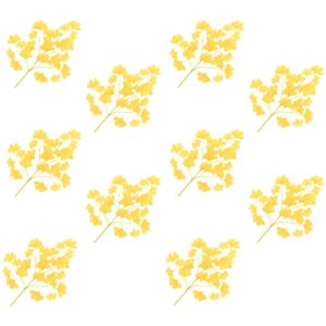 10 darab sárga mű páfrányfenyő levél 65 cm