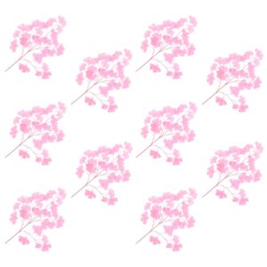 10 darab rózsaszín mű páfrányfenyő levél 65 cm