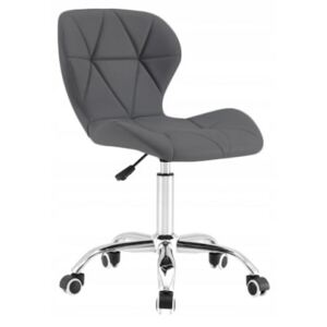 Bőr irodai szék Dark Grey