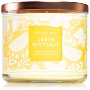 Bath & Body Works Lemon Mint Leaf illatos gyertya 411 g