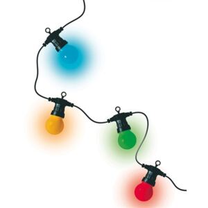 Home by Somogyi LPL 30/M LED kültéri fényfüzér, 30 színes gömb, 14,5 m