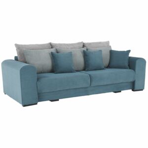 Extra tágas kanapé, kék, menta, világosszürke színű, GILEN BIG SOFA