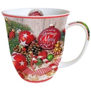 AMB.38413610 Merry Little Christmas porcelánbögre 0,4l