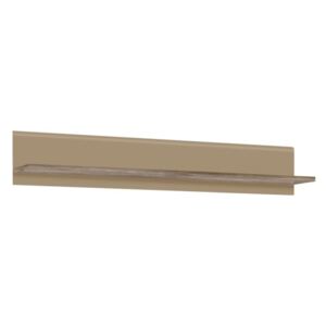 Falra Fogható Forgácslap Polc, Tadita Tölgy / Bézs, Sz143,8xM25xM23,5 cm