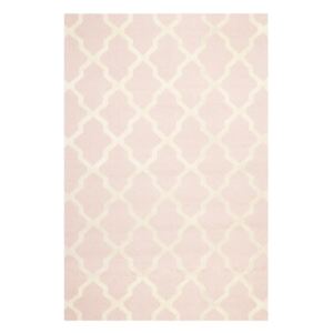 Ava Baby Pink gyapjú szőnyeg, 152 x 243 cm - Safavieh
