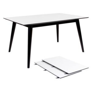 House Nordic - Copenhagen Hosszabbítható Étkezőasztal, 150/230 cm, fekete lábakkal