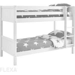 FLEXA NORDIC Emeletes ágy, fehér - ROMANTIC