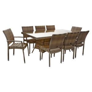 Asztal és szék garnitúra RC1383 Cappuccino