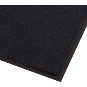 Beltéri lábtörlő szőnyeg lejtős éllel, 90 x 60 cm, fekete