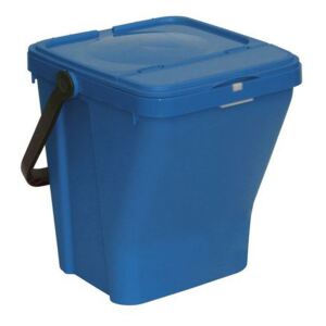 Mobil Plastic Műanyag szemetes Rolland szelektív hulladékgyűjtésre, 35 literes, kék%