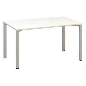 Alfa 200 irodai asztal, 140 x 80 x 74,2 cm, egyenes kivitel, fehér mintázat, RAL9022