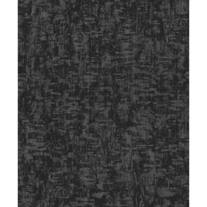 Buvu Vinyl tapéta strukturált fekete-szürke