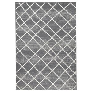 Rhombe sötétszürke szőnyeg, 200 x 290 cm - Zala Living