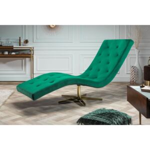 Luxus relax fotel Rest smaragdzöld bársony