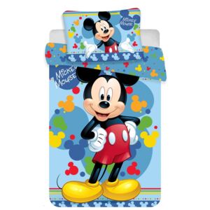 Mickey 02 gyermek pamut ágynemű kiságyba baby, 100 x 135 cm, 40 x 60 cm
