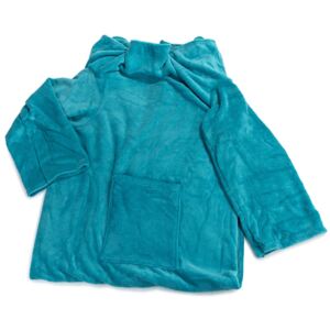 Comfort takaró ujjakkal és zsebbel, kék, 180 x 135 cm