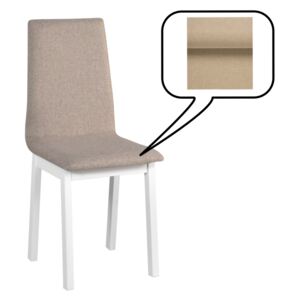 Jídelní židle HUGO 5, 90x40x43 cm, bílá/látka 14