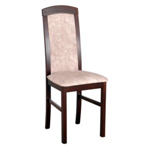 Jídelní židle NILO 5, 94x40x43 cm, ořech/látka 24X