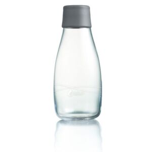 Szürke üvegpalack élettartam garanciával, 300 ml - ReTap