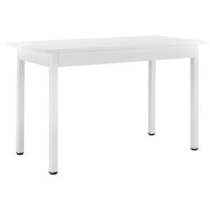 [en.casa]® Étkezőasztal Turku 4 személyes design konyhai asztal 120 x 60 cm fehér