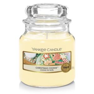 Christmas Cookie, Yankee Candle illatgyertya, kicsi üveg (vaníliás teasütemény)