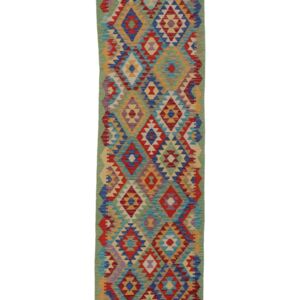 Futószőnyeg Chobi Kilim 83x296 kézi szövésű gyapjú kilim