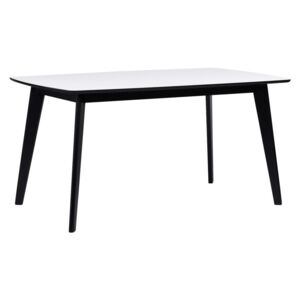 Griffin fekete-fehér étkezőasztal, hosszúság 150 cm - Rowico