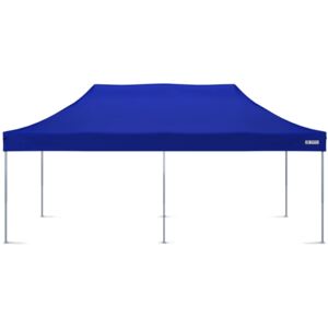 Party sátor 3x6m - 3x6m 3 oldalfal nélkül - Kék