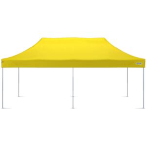 Party sátor 3x6m - 3x6m 3 oldalfal nélkül - sárga