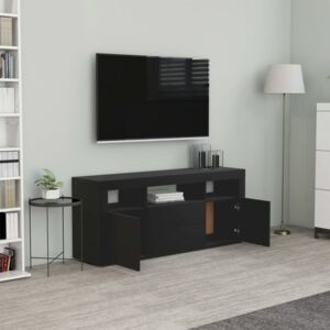 VidaXL fekete forgácslap TV-szekrény 120 x 30 x 50 cm