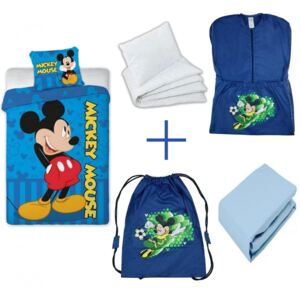 Ovis csomag gumis lepedővel Mickey kék (OVIS2)