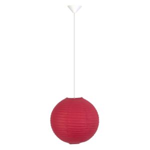 OSAKA - Piros rizspapír függeszték lámpa; 1xE27; átm:40cm - Brilliant-71170A01 akció