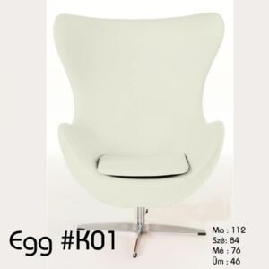 Egg K3 fotel fehér Kasmír