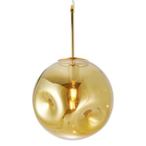 Pendulum fújt üvegből készült aranyszínű függőlámpa - Leitmotiv